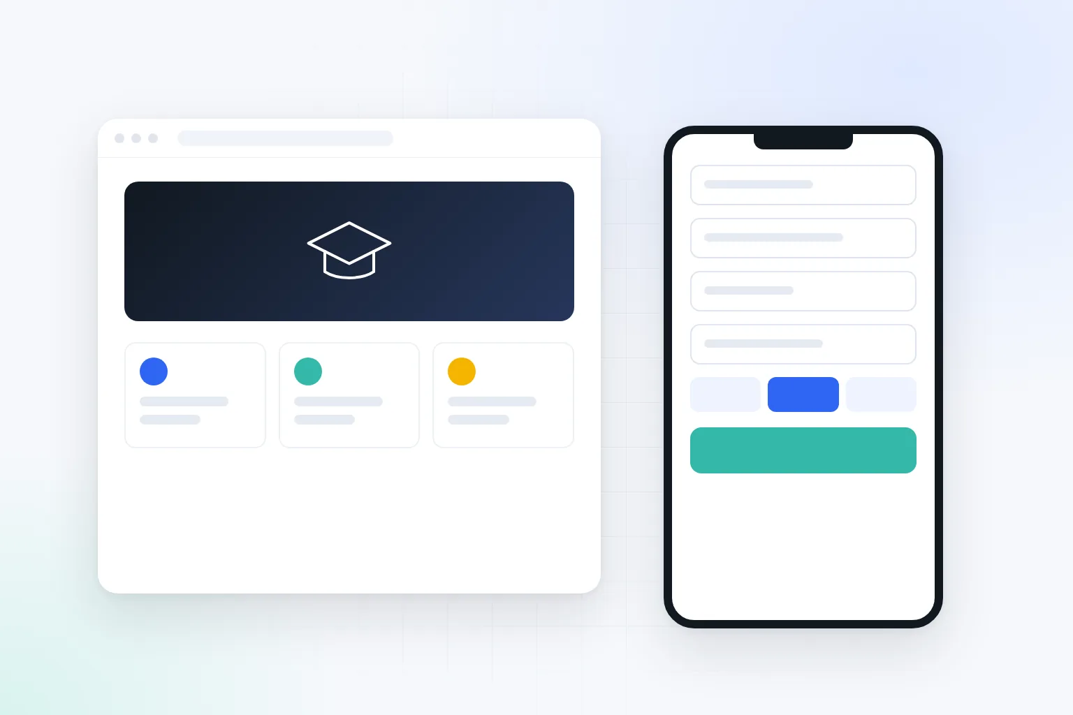 Turgutlu'daki eğitim kurumları için web sitesi ve kayıt akışı