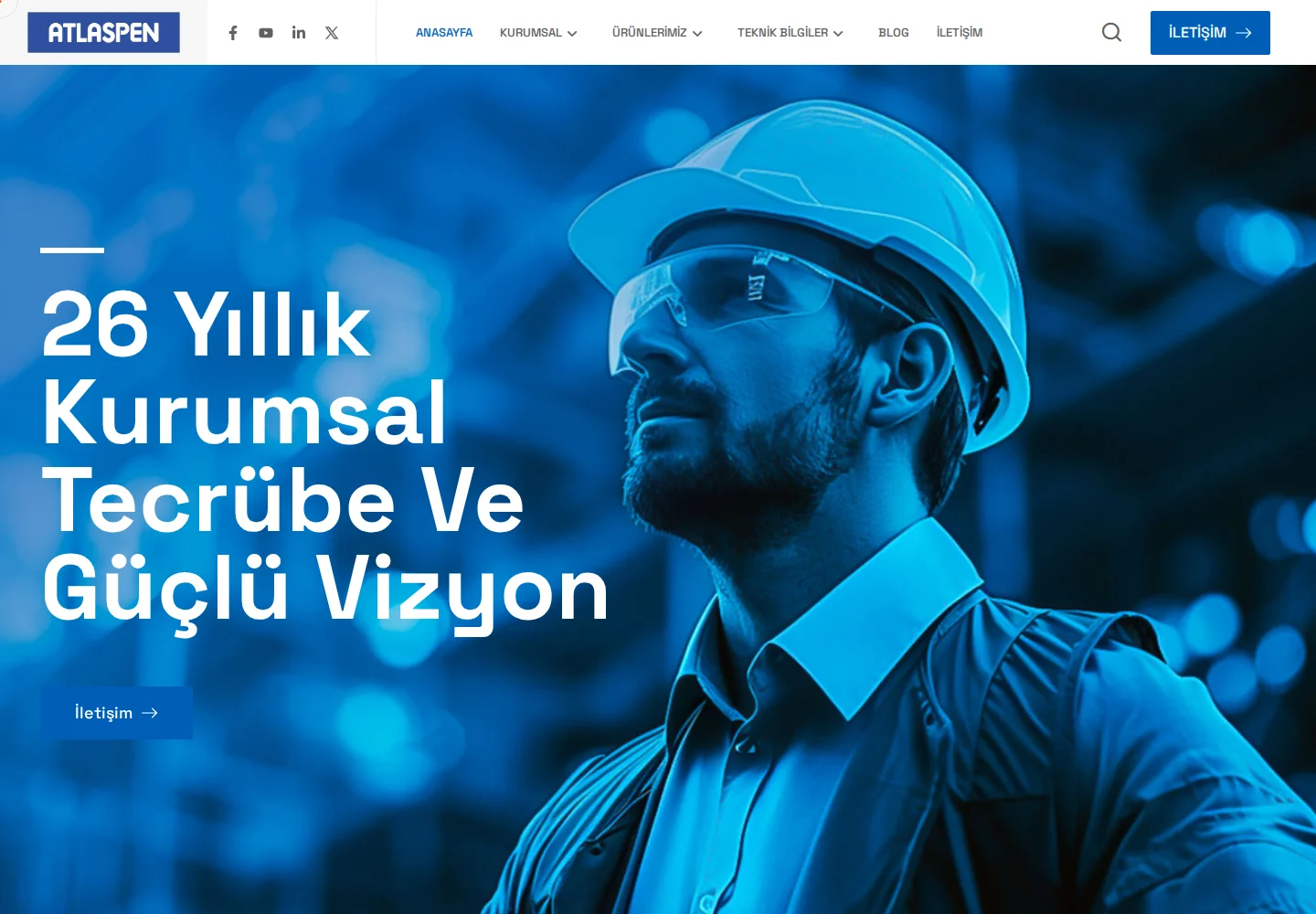 AtlasPen PVC web sitesi ekran görüntüsü